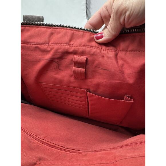 Baggallini All Around Tote Brown Animal Print Lightweight Waterproof - Picture 10 of 16